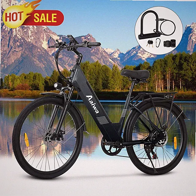 26" 1200W 48V Electric Bike Commuter E-Bike Adults ebike Mountain Beach Bicycle